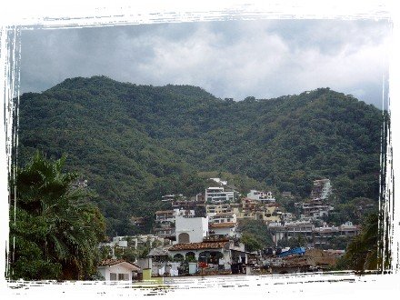 Typical hillside in Puerto Vallarta